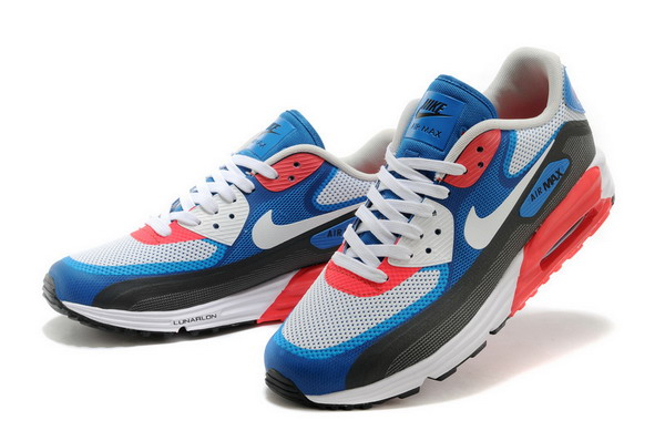 Air Max 90 Lunar C3.0 Mens Shoe White / Blue / Grey / Red